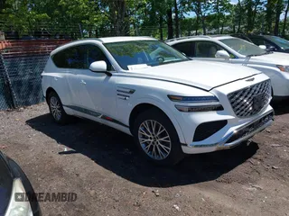 2025 Genesis GV80 Standard with VIN KMUHFESB4SU248645, listed as a IAAI auction lot 42201397 with 10,938 mi miles and . Bid and sale history available at DreamBid. Image 1.