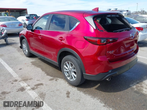 2023 Mazda CX-5 S Preferred with VIN JM3KFBCM1P0192760, listed as a IAAI auction lot 41872464 with 19,005 mi miles and . Bid and sale history available at carsss.com. Image 3.