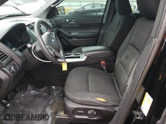 2015 Ford Utility Police Interceptor with VIN 1FM5K8AR6FGB13796, listed as a Copart auction lot 77869864 with 157,449 mi miles and Salvage Title. Bid and sale history available at carsss.com. Image 7.