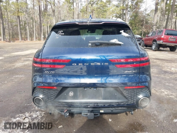 2022 Genesis GV70 Sport z VIN KMUMCDTC3NU074029, wystawiony jako IAAI lot #41400987 z przebiegiem 29 494 mil mil oraz . Historia ofert i sprzedaży dostępna na DreamBid. Obrazek 16.
