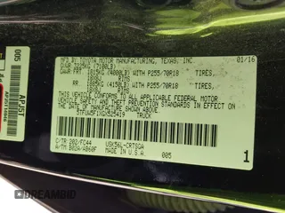 2016 Toyota Tundra 4WD Truck SR with VIN 5TFUW5F1XGX525419, listed as a IAAI auction lot 41460439 with 78,260 mi miles. Bid and sale history available at carsss.com. Image 9.