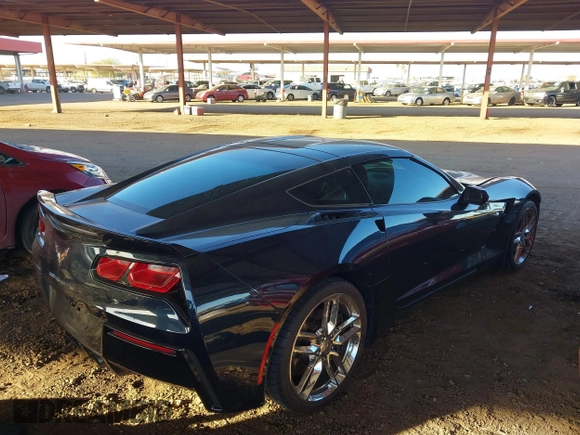 2014 Chevrolet Corvette Z51 3LT with VIN 1G1YL2D70E5104908, listed as a IAAI auction lot 41382006 with 133,341 mi miles and . Bid and sale history available at DreamBid. Image 4.