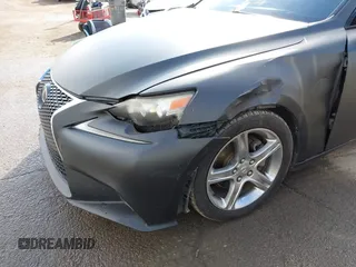 2015 Lexus IS 250 with VIN JTHBF1D29F5081857, listed as a IAAI auction lot 41561173 with 105,168 mi miles and . Bid and sale history available at carsss.com. Image 6.