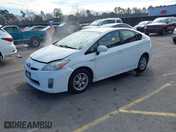 2010 Toyota Prius II with VIN JTDKN3DU0A0095900, listed as a IAAI auction lot 41630338 with 318,071 mi miles. Bid and sale history available at carsss.com. Image 17.