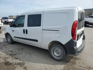 2017 Ram ProMaster City Cargo Tradesman with VIN ZFBERFAB2H6E12028, listed as a Copart auction lot 50894335 with 93,474 mi miles and Salvage Title. Bid and sale history available at carsss.com. Image 2.