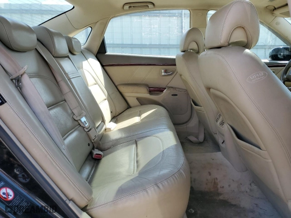 2006 Hyundai Azera SE with VIN KMHFC46F76A091349, listed as a Copart auction lot 52952675 with 140,566 mi miles and Salvage Title. Bid and sale history available at carsss.com. Image 10.