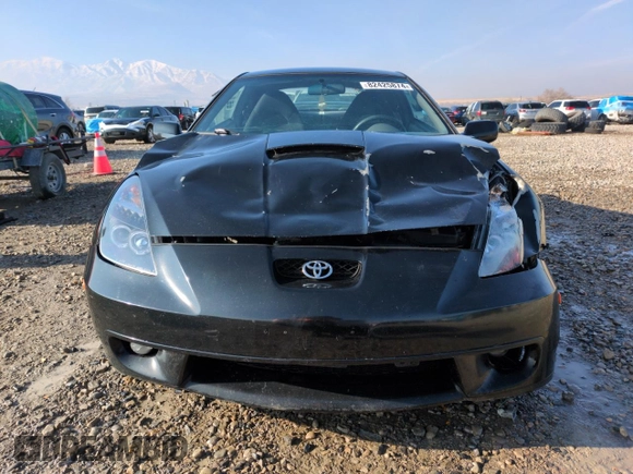 2002 Toyota Celica GT with VIN JTDDR32T620116886, listed as a Copart auction lot 82425874 with 203,196 mi miles and Salvage Title. Bid and sale history available at carsss.com. Image 5.