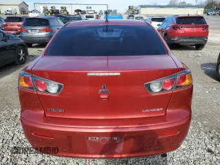 2017 Mitsubishi Lancer ES with VIN JA32U2FU8HU002553, listed as a Copart auction lot 45399815 with 136,502 mi miles and Salvage Title. Bid and sale history available at carsss.com. Image 6.