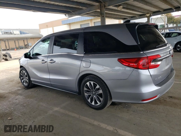 2022 Honda Odyssey EX-L с VIN 5FNRL6H79NB040847, выставлен на аукционе Copart как лот 48976685 с пробегом 62 045 миль миль и Списание • Salvage title. История ставок и продаж доступна на DreamBid. Изображение 2.