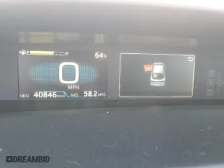 2021 Toyota Prius L Eco with VIN JTDKAMFU8M3135691, listed as a Copart auction lot 45679435 with 40,846 mi miles and Salvage Title. Bid and sale history available at carsss.com. Image 9.