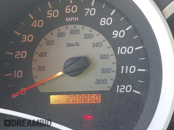 2007 Toyota Tacoma PreRunner with VIN 5TETU62N47Z425485, listed as a IAAI auction lot 42017517 with 209,850 mi miles. Bid and sale history available at carsss.com. Image 15.