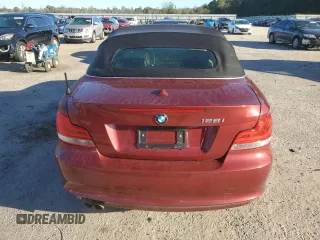 2013 BMW 1 Series 128i with VIN WBAUL7C51DVU08389, listed as a Copart auction lot 80650834 with 63,643 mi miles and Salvage title. Bid and sale history available at DreamBid. Image 6.