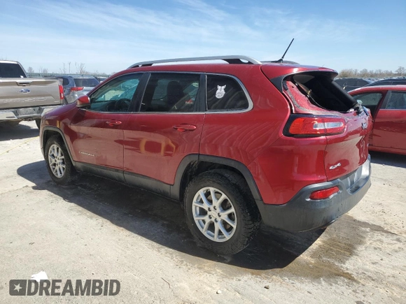 2015 Jeep Cherokee Latitude with VIN 1C4PJMCB3FW784633, listed as a Copart auction lot 50208225 with 174,455 mi miles and Salvage Title. Bid and sale history available at carsss.com. Image 2.