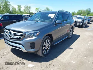 2019 Mercedes-Benz GLS 450 with VIN 4JGDF6EE9KB226581, listed as a IAAI auction lot 42242308 with 80,616 mi miles and . Bid and sale history available at DreamBid. Image 2.