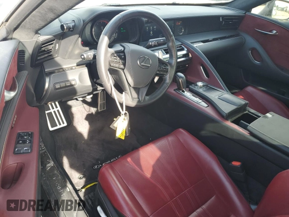 2018 Lexus LC 500h z VIN JTHHP5AY9JA002310, wystawiony jako Copart lot #82800584 z przebiegiem 41 062 mil mil oraz Szkoda całkowita • Salvage title. Historia ofert i sprzedaży dostępna na DreamBid. Obrazek 8.
