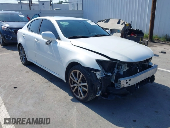2008 Lexus IS 250 with VIN JTHBK262485066815, listed as a IAAI auction lot 42421330 with 222,058 mi miles and . Bid and sale history available at DreamBid. Image 1.