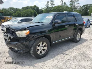 2013 Toyota 4Runner SR5 with VIN JTEZU5JR4D5052340, listed as a Copart auction lot 61809055 with 143,134 mi miles and Salvage title. Bid and sale history available at DreamBid. Image 1.