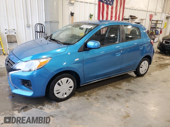 2023 Mitsubishi Mirage ES with VIN ML32AUHJ4PH001693, listed as a Copart auction lot 54313325 with 40,622 mi miles and Salvage title. Bid and sale history available at DreamBid. Image 1.