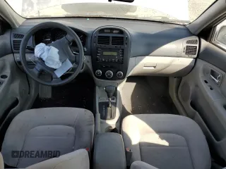 2008 Kia Spectra EX with VIN KNAFE121685548118, listed as a Copart auction lot 68773184 with 120,598 mi miles and Salvage Title. Bid and sale history available at carsss.com. Image 8.