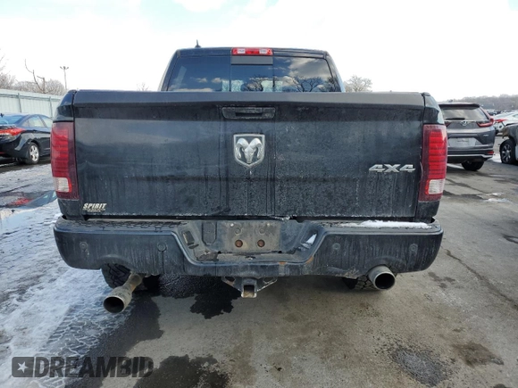 2013 Ram 1500 Sport z VIN 1C6RR7MT8DS711005, wystawiony jako Copart lot #42348925 z przebiegiem 184 156 mil mil oraz Szkoda całkowita • Salvage title. Historia ofert i sprzedaży dostępna na DreamBid. Obrazek 6.