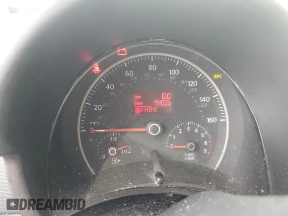 2008 Volkswagen New Beetle Coupe S with VIN 3VWRW31C08M506160, listed as a Copart auction lot 43571955 with 94,036 mi miles and Salvage Title. Bid and sale history available at carsss.com. Image 9.