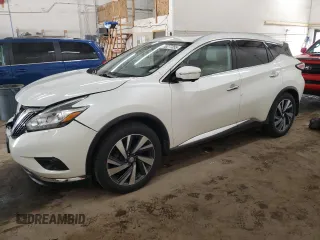 2015 Nissan Murano SL with VIN 5N1AZ2MH7FN260845, listed as a Copart auction lot 53277355 with 171,103 mi miles and Salvage Title. Bid and sale history available at DreamBid. Image 1.