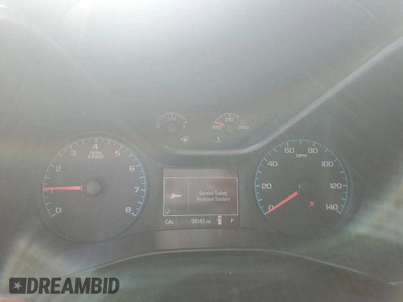 2022 Chevrolet Colorado 2WD LT with VIN 1GCGSCEN1N1110801, listed as a Copart auction lot 61085535 with 56,143 mi miles and Salvage title. Bid and sale history available at DreamBid. Image 9.
