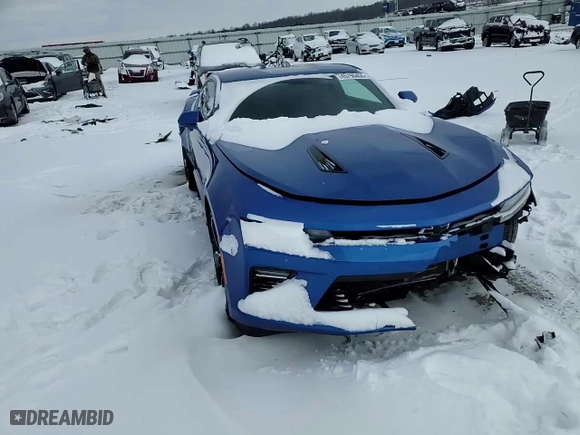 2017 Chevrolet Camaro 1SS with VIN 1G1FF1R77H0113074, listed as a Copart auction lot 45790455 with 57,183 mi miles and Salvage Title. Bid and sale history available at carsss.com. Image 11.