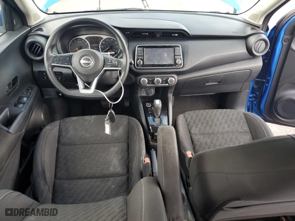 2022 Nissan Kicks S with VIN 3N1CP5BVXNL498820, listed as a Copart auction lot 86065314 with 38,609 mi miles and Salvage Title. Bid and sale history available at carsss.com. Image 8.