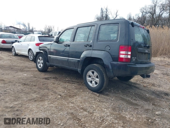 2012 Jeep Liberty Sport with VIN 1C4PJMAK8CW195897, listed as a IAAI auction lot 41687044 with 176,198 mi miles. Bid and sale history available at carsss.com. Image 3.