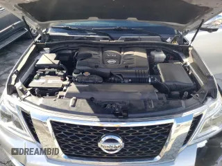 2020 Nissan Armada SL with VIN JN8AY2ND6L9106431, listed as a Copart auction lot 85059094 with 122,697 mi miles and Salvage Title. Bid and sale history available at carsss.com. Image 12.