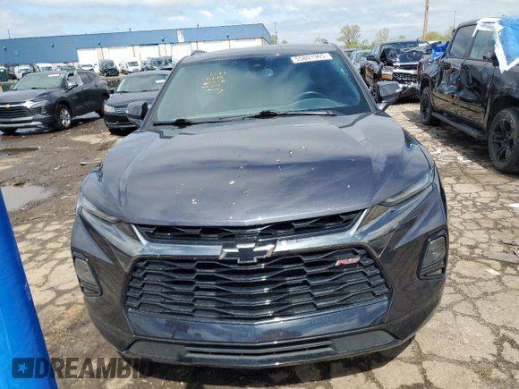 2021 Chevrolet Blazer RS with VIN 3GNKBKRS0MS544376, listed as a Copart auction lot 55801965 with 42,609 mi miles and Clean title. Bid and sale history available at DreamBid. Image 5.