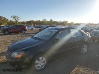 2009 Kia Spectra EX with VIN KNAFE221795612478, listed as a Copart auction lot 76695174 with 183,763 mi miles and Clean Title. Bid and sale history available at carsss.com. Image 1.