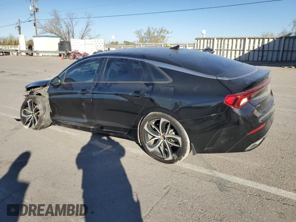 2021 Kia K5 LXS with VIN 5XXG14J20MG022815, listed as a Copart auction lot 83011334 with 77,822 mi miles and Salvage Title. Bid and sale history available at carsss.com. Image 2.