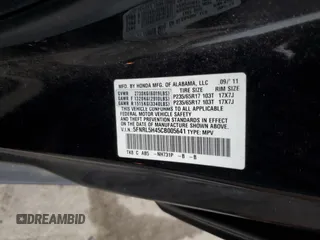 2012 Honda Odyssey EX z VIN 5FNRL5H45CB005641, wystawiony jako Copart lot #85255314 z przebiegiem 145 566 mil mil oraz Szkoda całkowita • Salvage title. Historia ofert i sprzedaży dostępna na DreamBid. Obrazek 13.