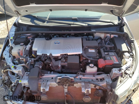 2020 Toyota Prius LE z VIN JTDKARFP4L3124967, wystawiony jako Copart lot #85278224 z przebiegiem 80 842 mil mil oraz Szkoda całkowita • Salvage title. Historia ofert i sprzedaży dostępna na DreamBid. Obrazek 11.