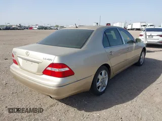 2005 Lexus LS 430 z VIN JTHBN36F655004313, wystawiony jako IAAI lot #41732745 z przebiegiem 133 928 mil mil oraz . Historia ofert i sprzedaży dostępna na DreamBid. Obrazek 4.