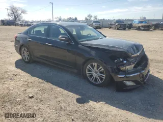 2012 Hyundai Genesis 3.8L with VIN KMHGC4DD2CU192640, listed as a Copart auction lot 46691275 with 188,602 mi miles and Salvage Title. Bid and sale history available at carsss.com. Image 4.