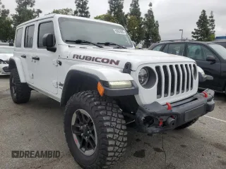 2018 Jeep Wrangler Unlimited Rubicon z VIN 1C4HJXFGXJW258554, wystawiony jako Copart lot #55863905 z przebiegiem 60 492 mil mil oraz Szkoda całkowita • Salvage title. Historia ofert i sprzedaży dostępna na DreamBid. Obrazek 4.