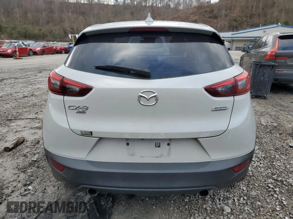 2019 Mazda CX-3 Touring with VIN JM1DKFC78K0405131, listed as a Copart auction lot 87065614 with 91,091 mi miles and Salvage Title. Bid and sale history available at carsss.com. Image 6.