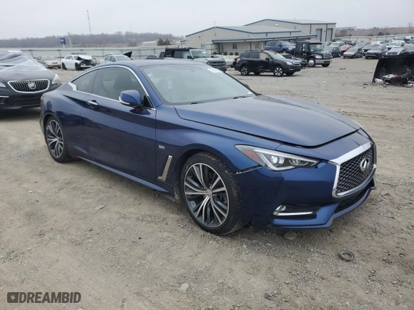 2017 Infiniti Q60 3.0t Premium with VIN JN1EV7EKXHM362614, listed as a Copart auction lot 43872325 with NaN miles and Salvage Title. Bid and sale history available at carsss.com. Image 4.