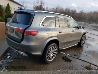 2023 Mercedes-Benz GLS 450 with VIN 4JGFF5KE0PA965651, listed as a Copart auction lot 76842593 with 2,538 mi miles and . Bid and sale history available at DreamBid. Image 3.