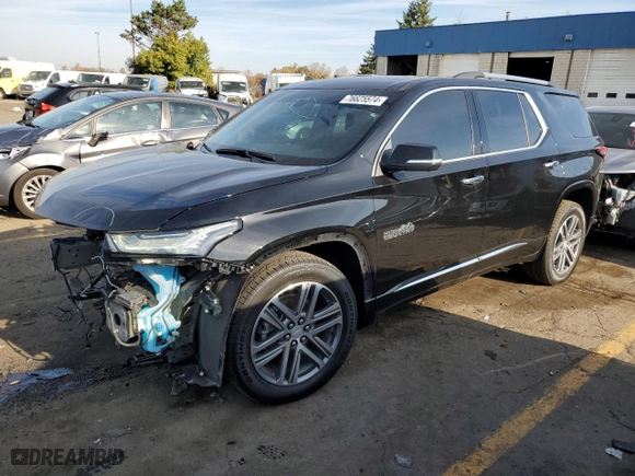 2023 Chevrolet Traverse High Country with VIN 1GNEVNKW0PJ331615, listed as a Copart auction lot 76625574 with 45,781 mi miles and Salvage Title. Bid and sale history available at carsss.com. Image 1.