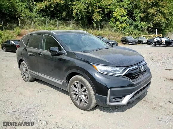 2021 Honda CR-V Touring with VIN 2HKRW2H90MH627553, listed as a Copart auction lot 71740064 with 35,344 mi miles and Salvage Title. Bid and sale history available at carsss.com. Image 14.
