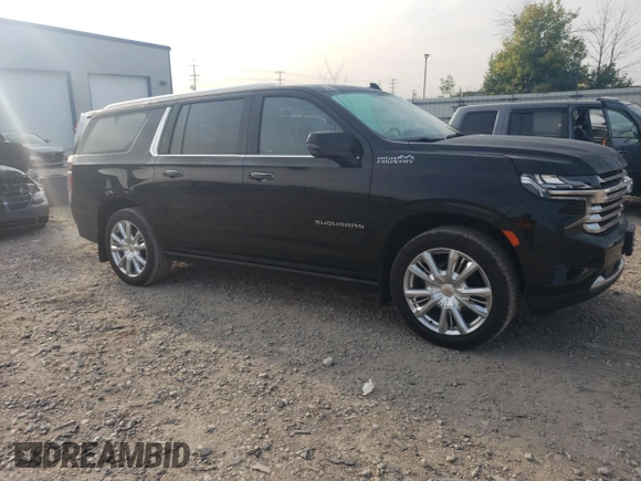 2022 Chevrolet Suburban High Country with VIN 1GNSKGKL4NR149167, listed as a Copart auction lot 70810774 with 54,817 mi miles and Salvage Title. Bid and sale history available at DreamBid. Image 4.
