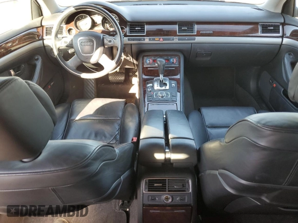 2007 Audi A8 L 4.2L with VIN WAUMV44E77N025911, listed as a Copart auction lot 74821004 with 184,166 mi miles and Salvage Title. Bid and sale history available at carsss.com. Image 8.