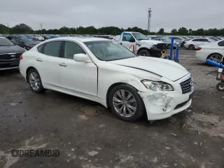 2012 Infiniti M z VIN JN1BY1AP2CM332668, wystawiony jako Copart lot #58692455 z przebiegiem 170 121 mil mil oraz Szkoda całkowita • Salvage title. Historia ofert i sprzedaży dostępna na DreamBid. Obrazek 4.