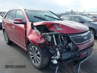 2015 Kia Sorento SX Limited with VIN 5XYKWDA72FG643298, listed as a IAAI auction lot 41670573 with 115,613 mi miles. Bid and sale history available at carsss.com. Image 1.