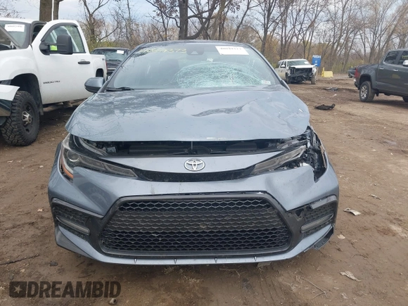 2020 Toyota Corolla SE with VIN JTDS4RCE6LJ013794, listed as a IAAI auction lot 40849373 with 58,814 mi miles. Bid and sale history available at carsss.com. Image 12.