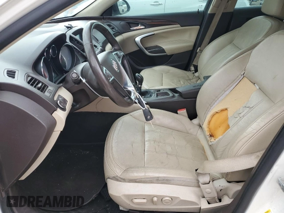 2011 Buick Regal CXL Turbo TO3 with VIN W04GX5GV7B1109653, listed as a Copart auction lot 73041834 with 0 mi miles and Clean Title. Bid and sale history available at carsss.com. Image 7.